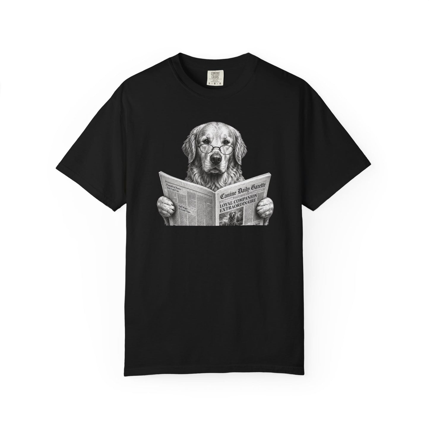 Golden Retriever Reading T-Shirt