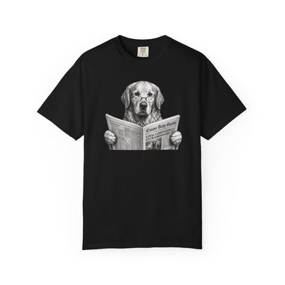 Golden Retriever Reading T-Shirt