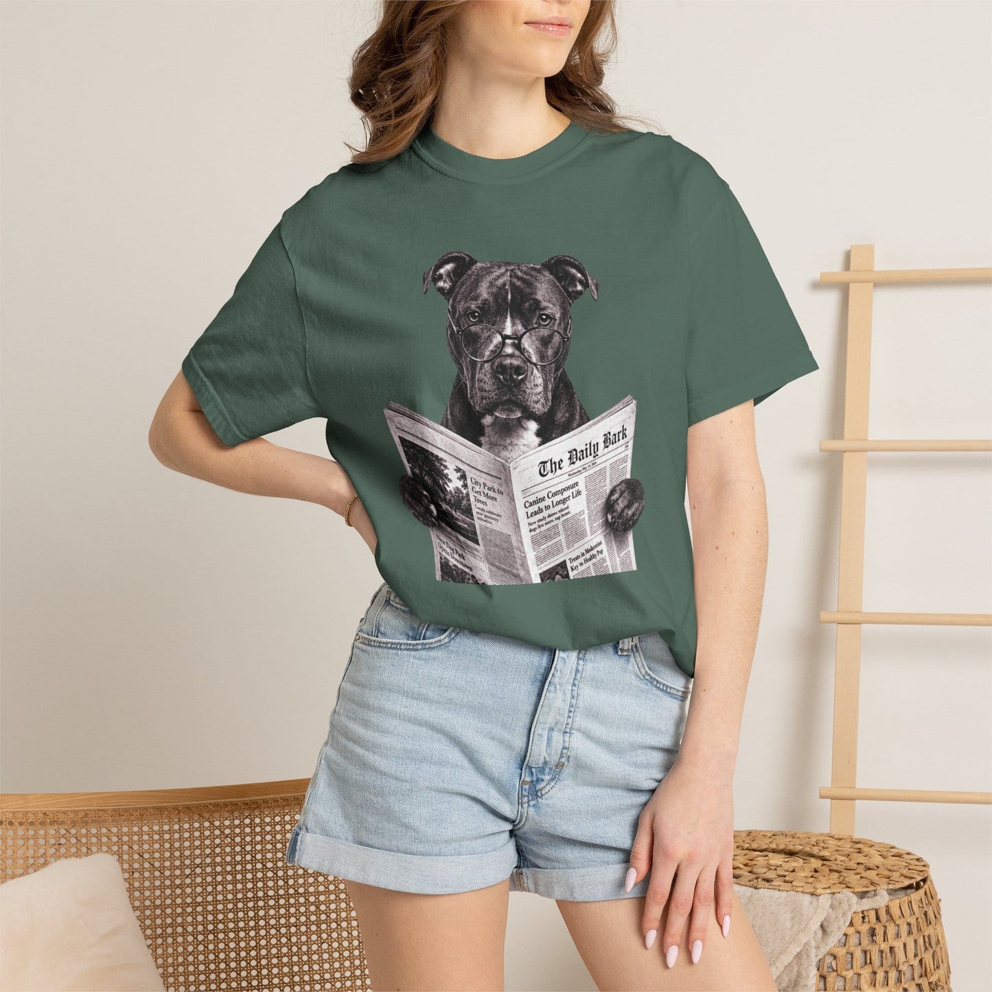 Pitty Reading - Pitbull Humor T-Shirt