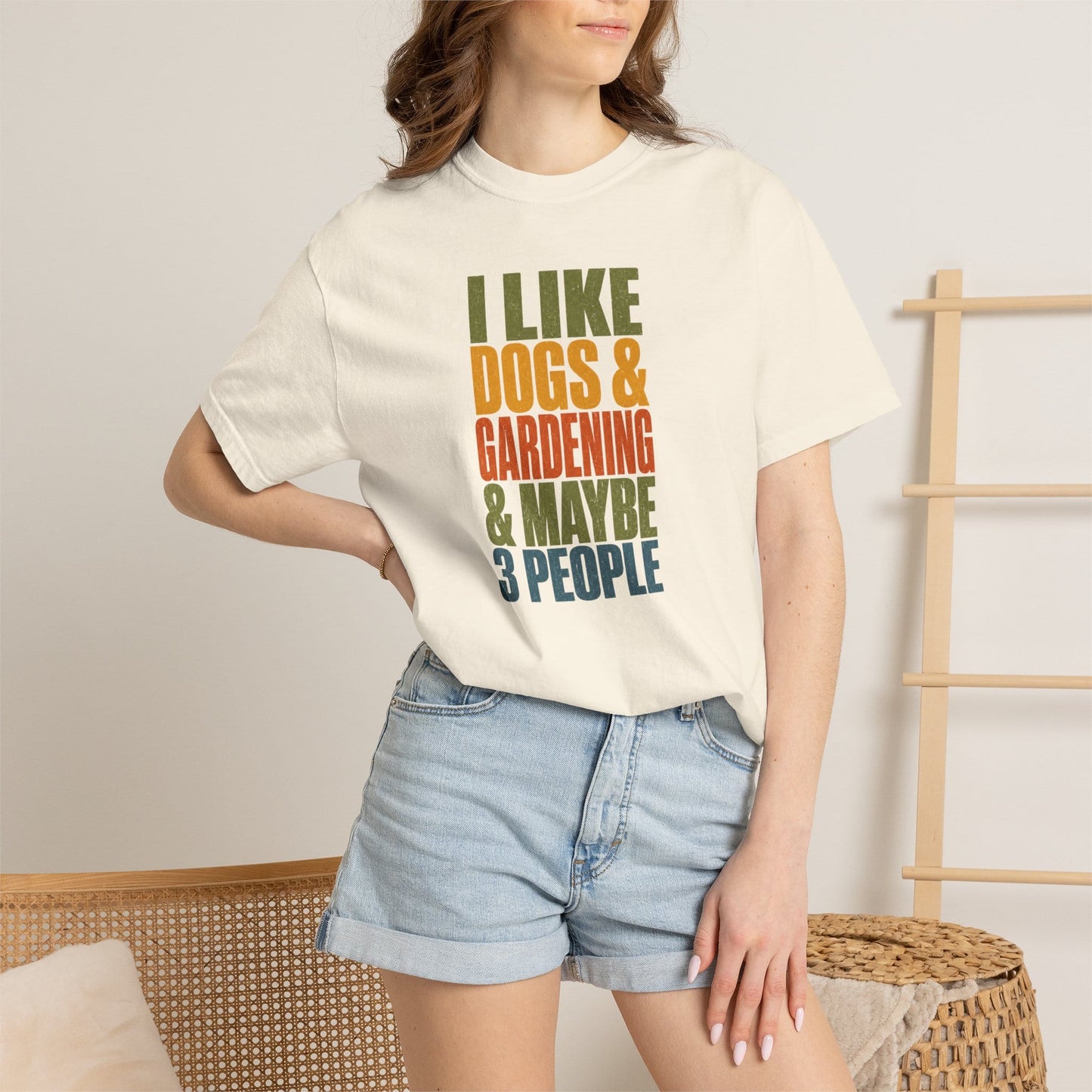 I Like Dogs & Gardening & Maybe 3 People T-Shirt