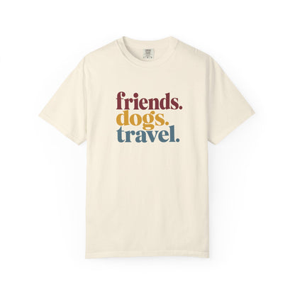 Friends Dogs Travel T-Shirt