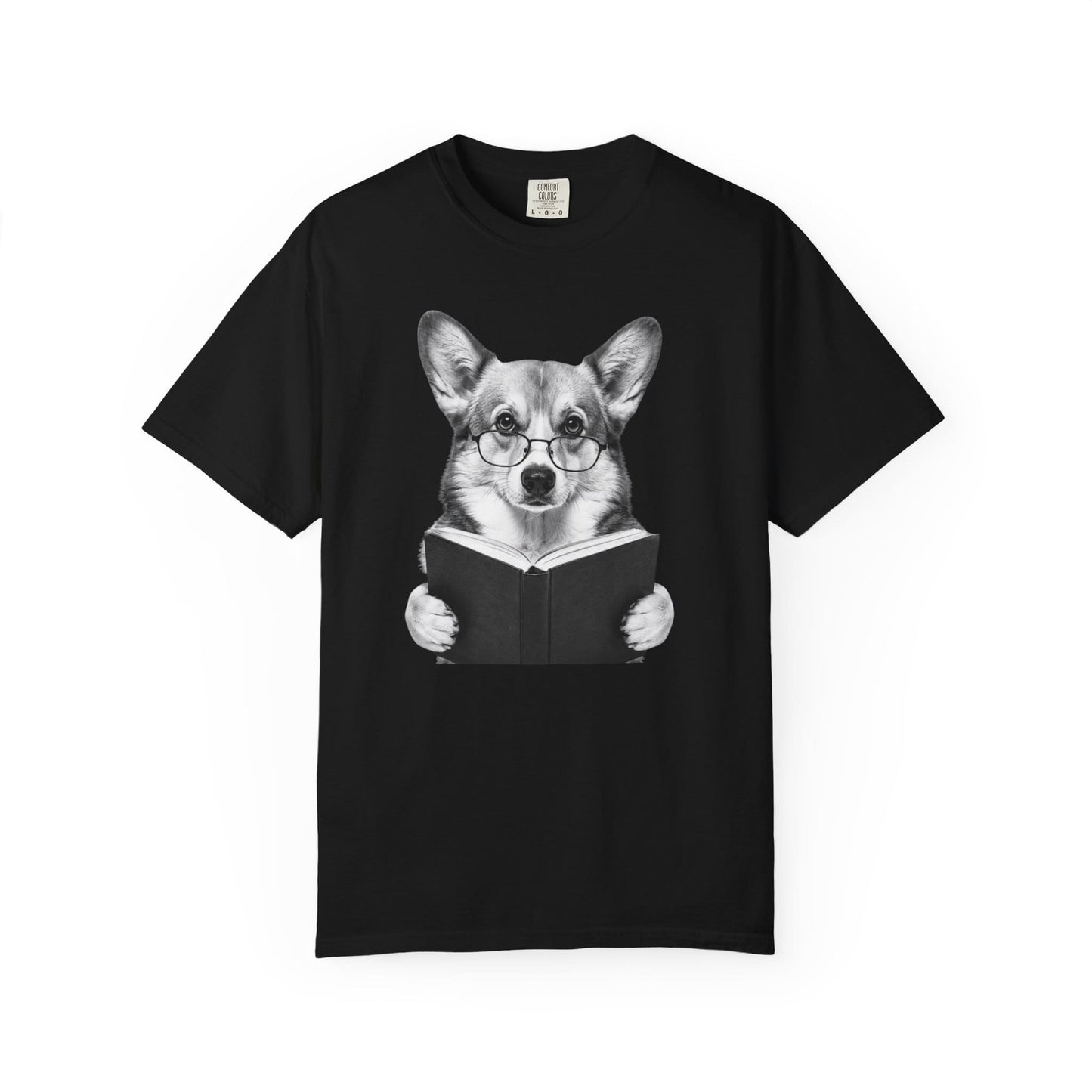 Corgi Reading T-Shirt