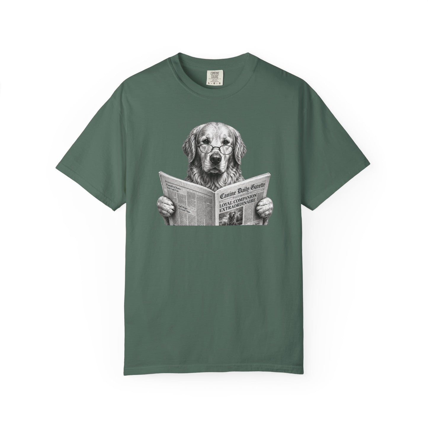Golden Retriever Reading T-Shirt