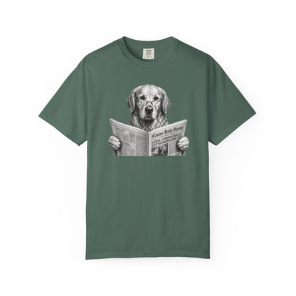 Golden Retriever Reading T-Shirt