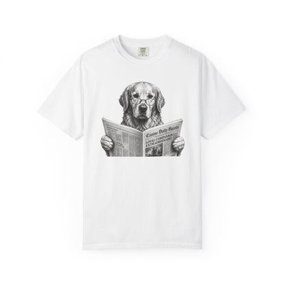 Golden Retriever Reading T-Shirt