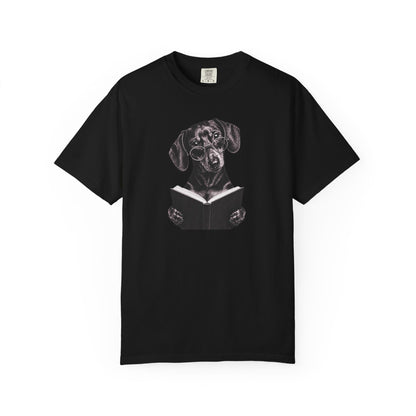 Doxie Reading T-Shirt