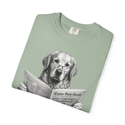 Golden Retriever Reading T-Shirt