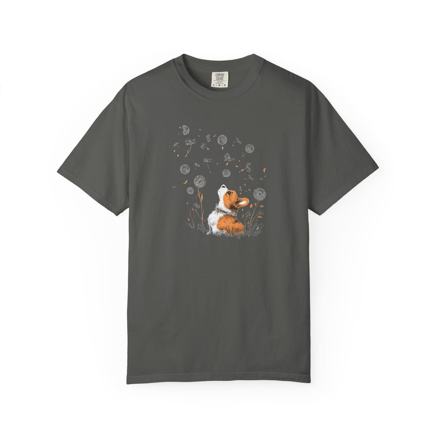 Corgi With Flowers T-Shirt