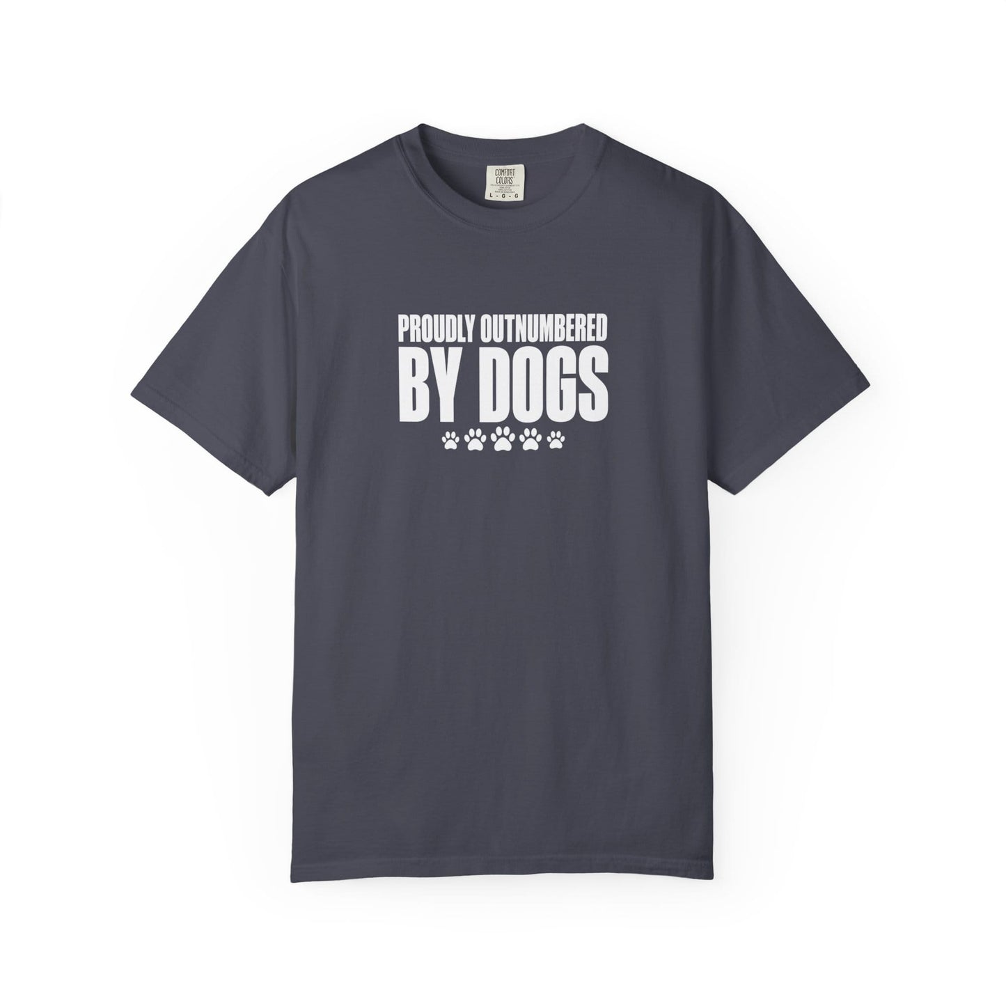 Proudly Outnumbered By Dogs T-Shirt