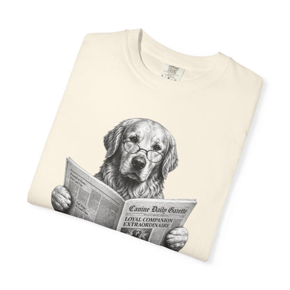 Golden Retriever Reading T-Shirt