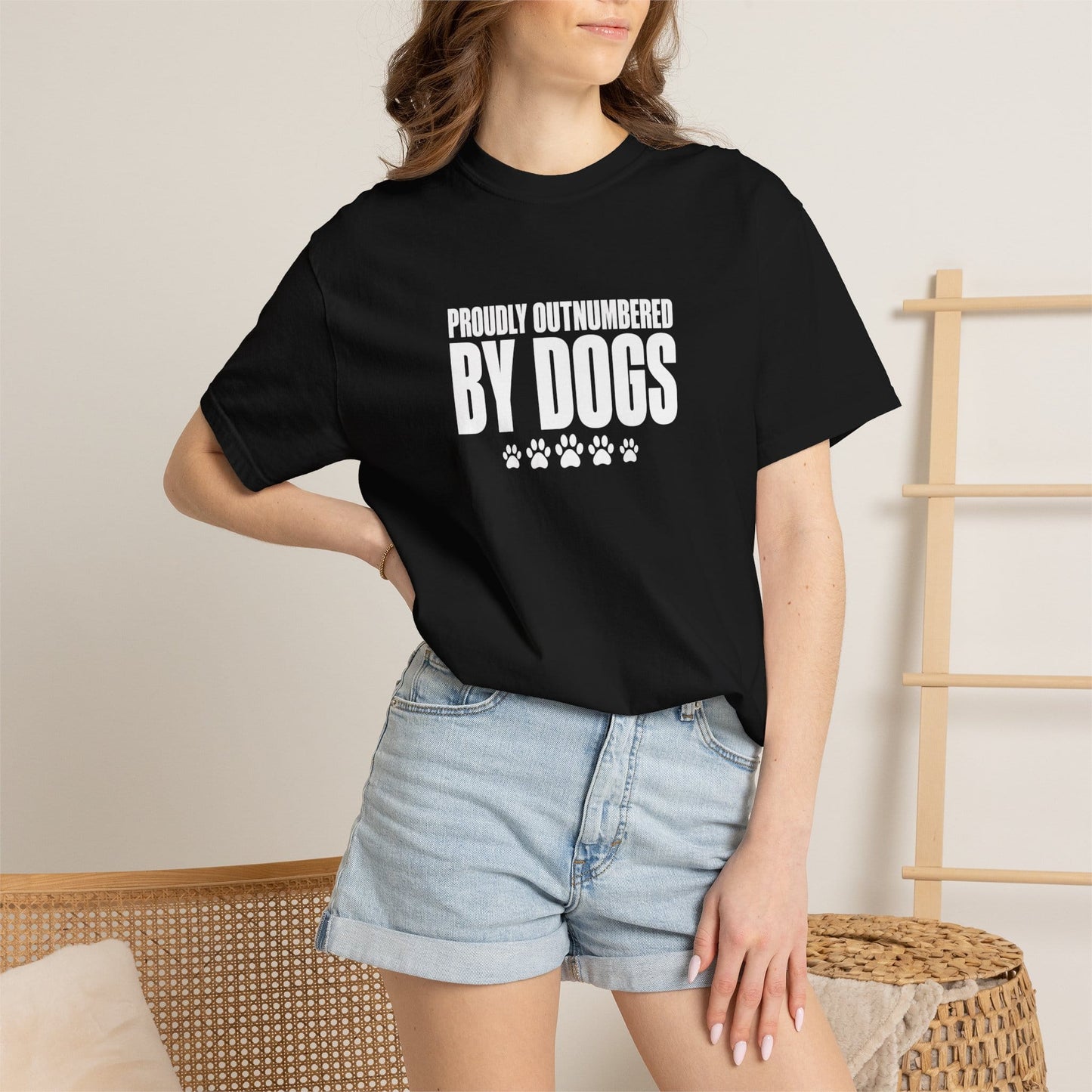 Proudly Outnumbered By Dogs T-Shirt