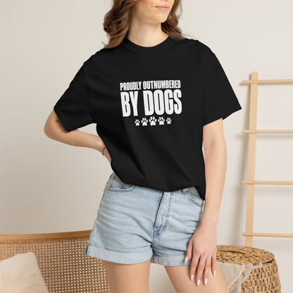 Proudly Outnumbered By Dogs T-Shirt
