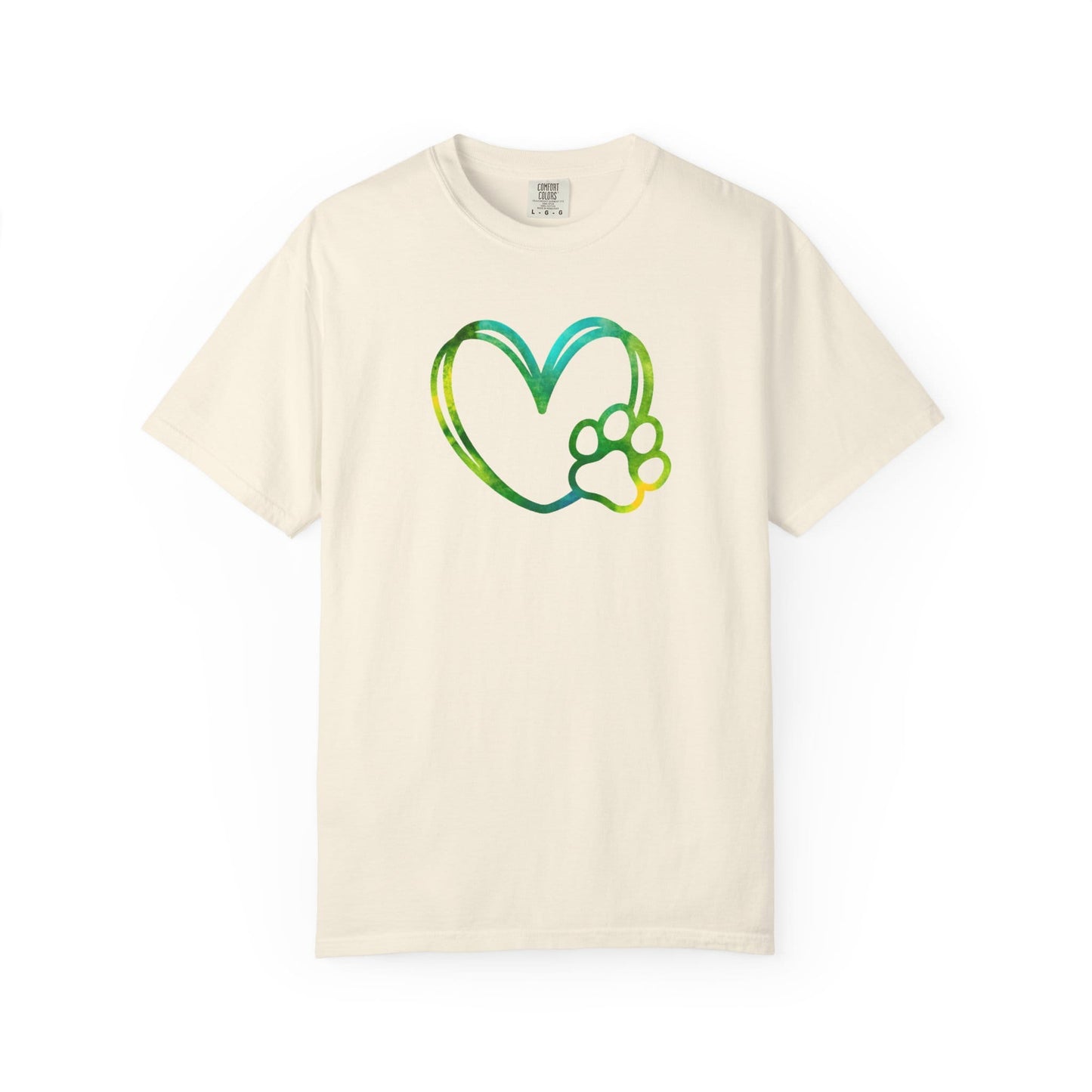 Dog Paw Heart T-Shirt