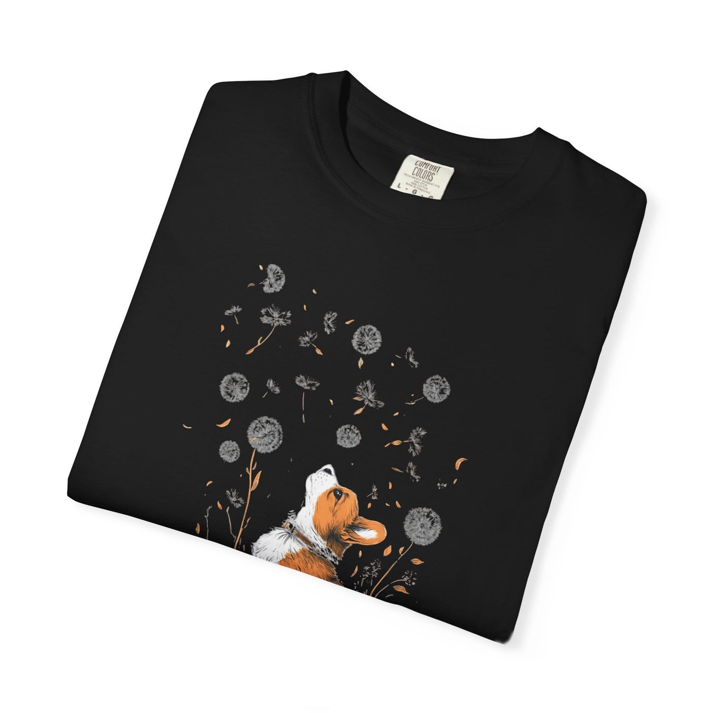 Corgi With Flowers T-Shirt