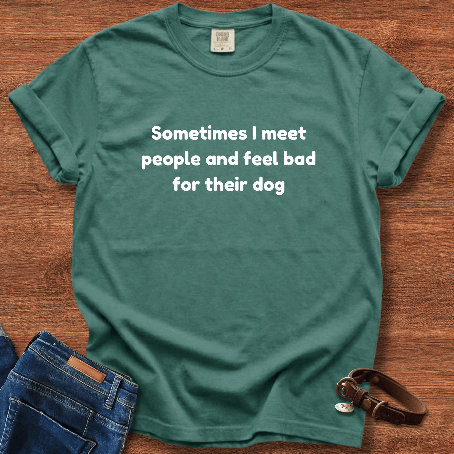 Sometimes I Meet People And Feel Bad For Their Dog T-Shirt