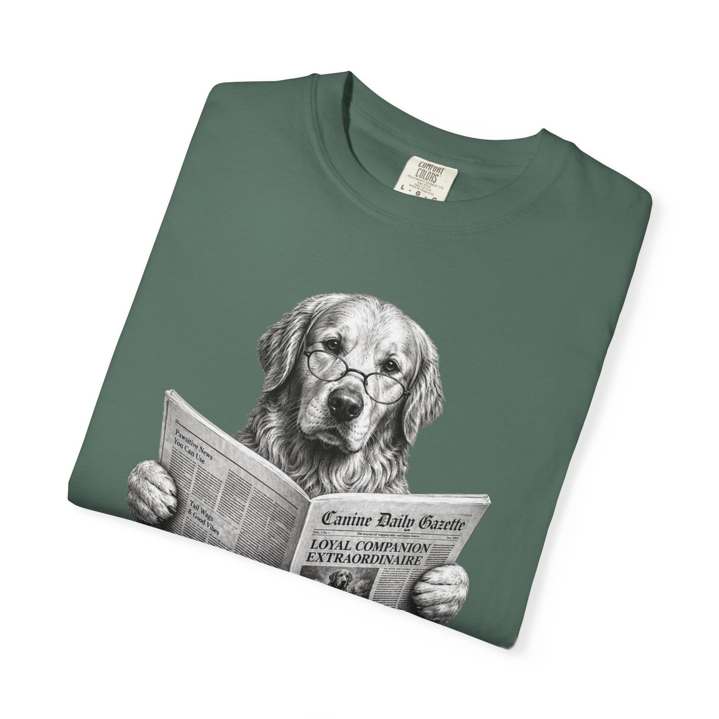 Golden Retriever Reading T-Shirt