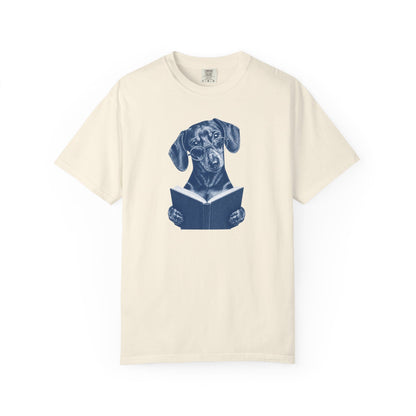 Doxie Reading T-Shirt