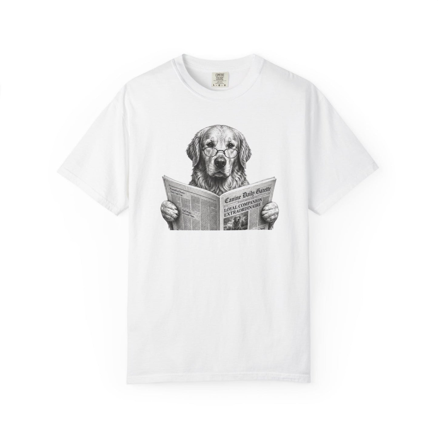 Golden Retriever Reading T-Shirt