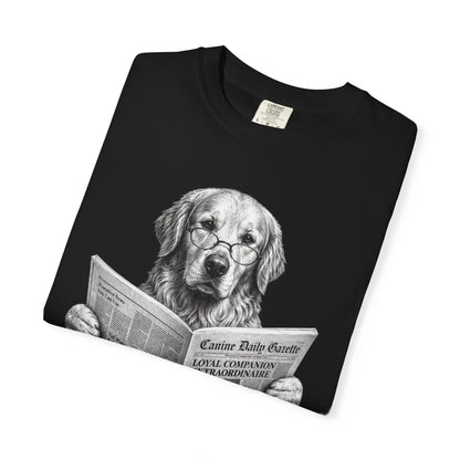 Golden Retriever Reading T-Shirt