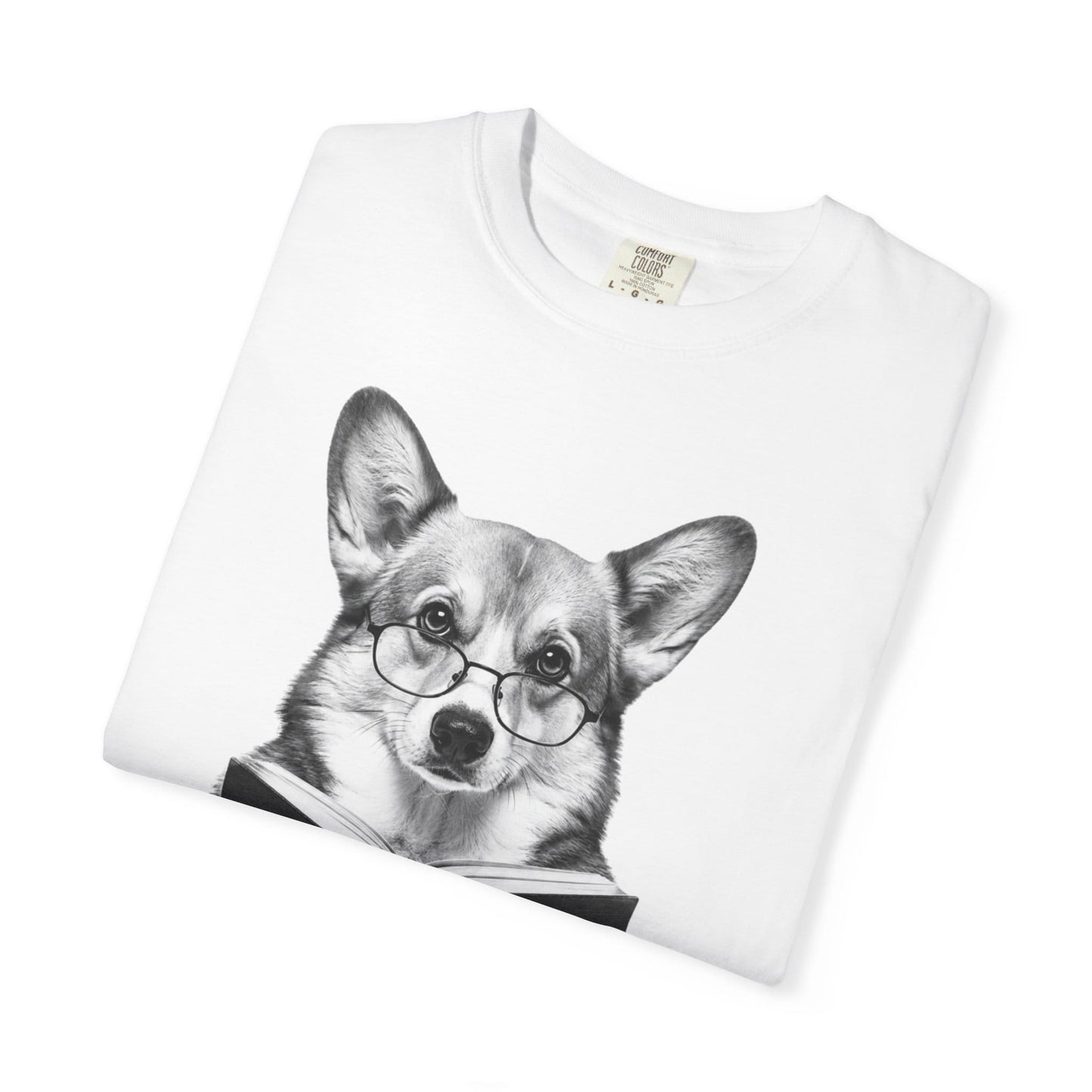 Corgi Reading T-Shirt