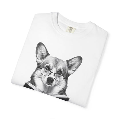 Corgi Reading T-Shirt