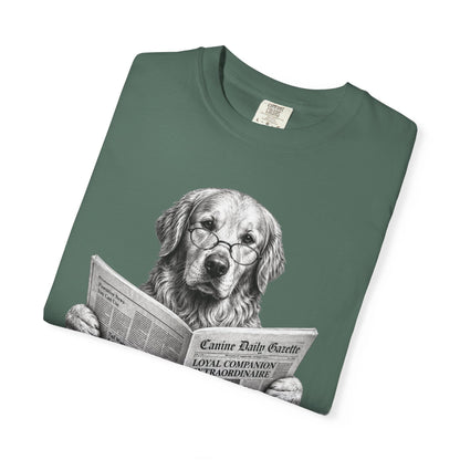 Golden Retriever Reading T-Shirt