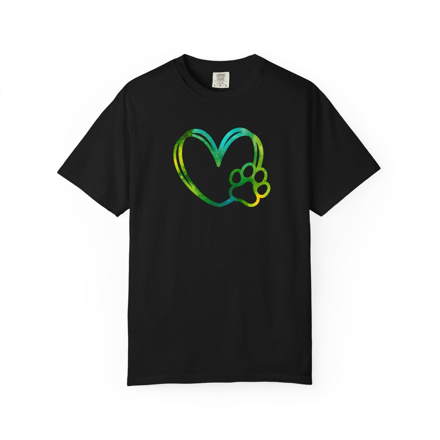Dog Paw Heart T-Shirt