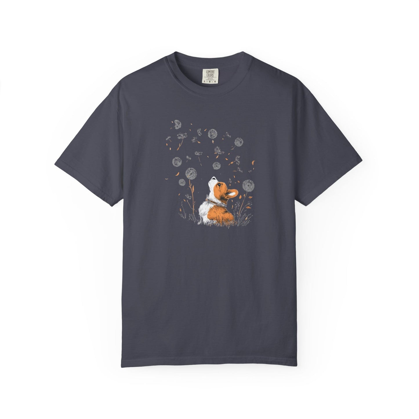 Corgi With Flowers T-Shirt