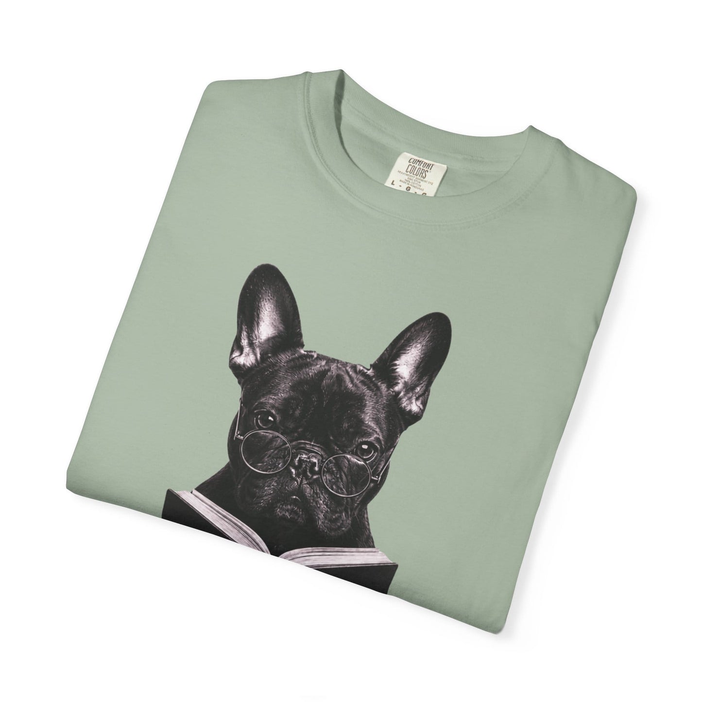 Frenchie Reading T-Shirt