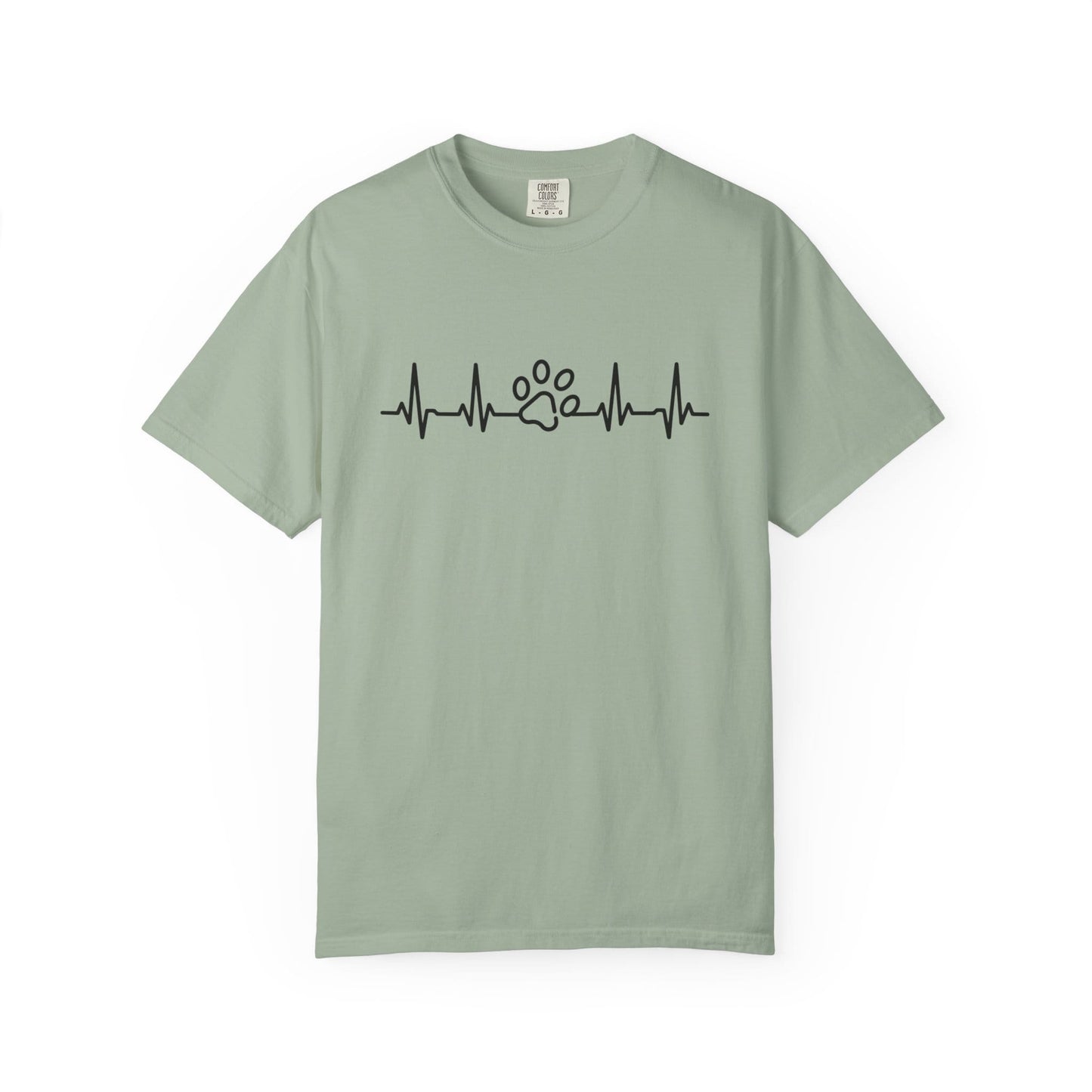 Dog Paw Heartbeat T-Shirt