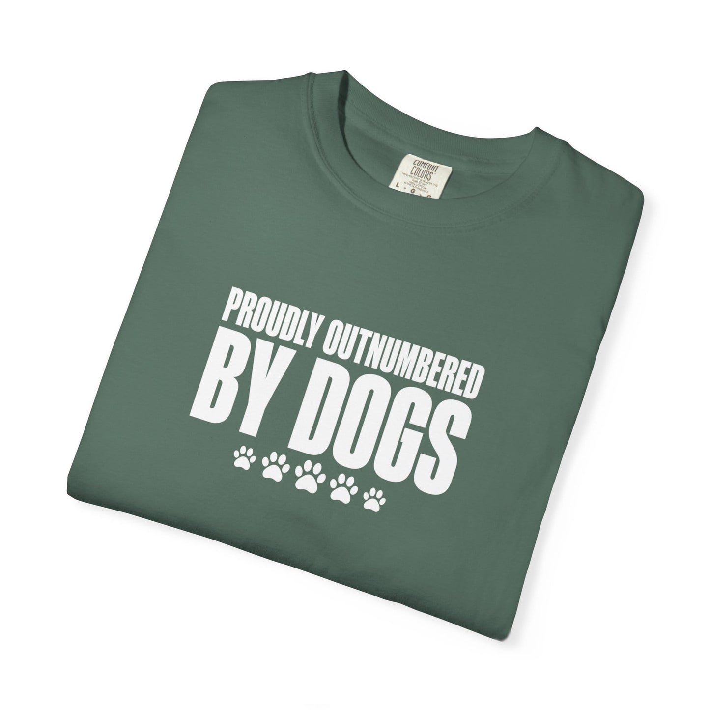 Proudly Outnumbered By Dogs T-Shirt