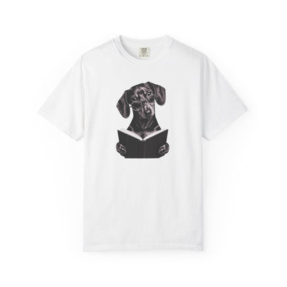 Doxie Reading T-Shirt