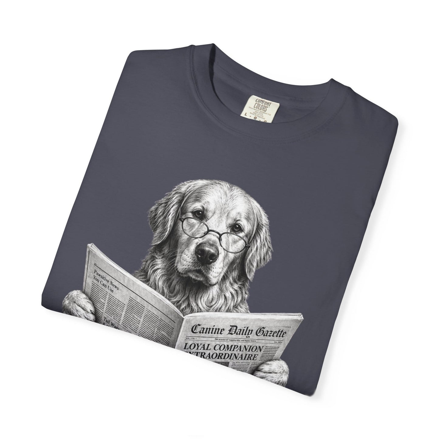 Golden Retriever Reading T-Shirt