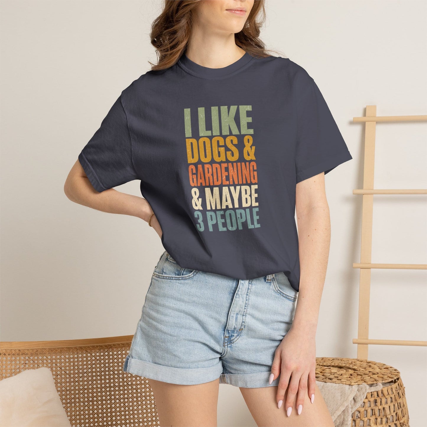 I Like Dogs & Gardening & Maybe 3 People T-Shirt