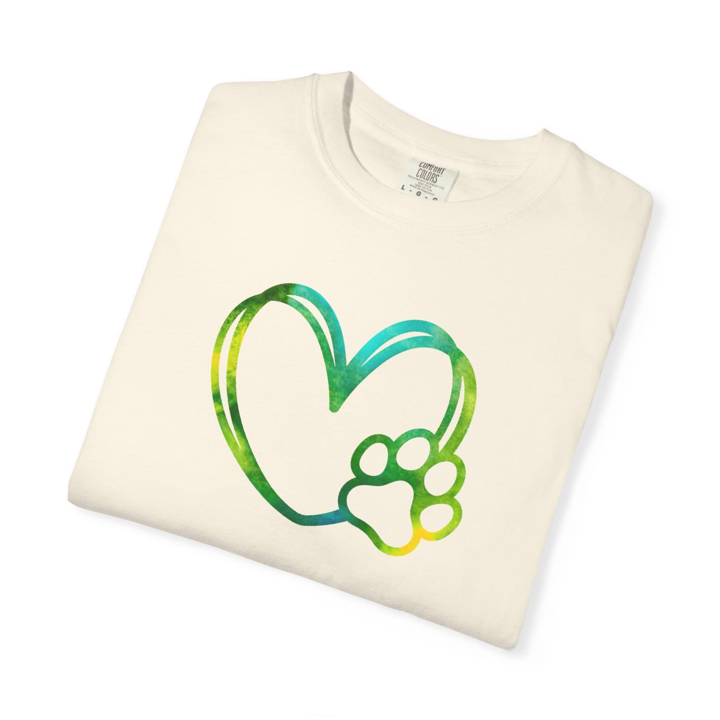 Dog Paw Heart T-Shirt