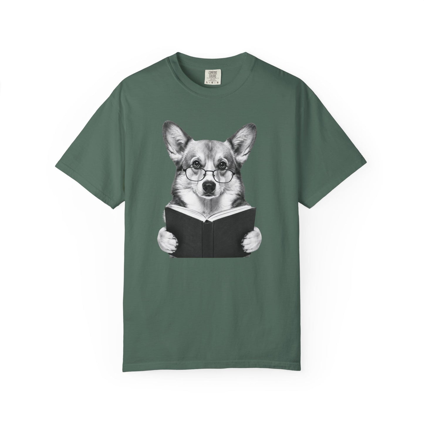 Corgi Reading T-Shirt
