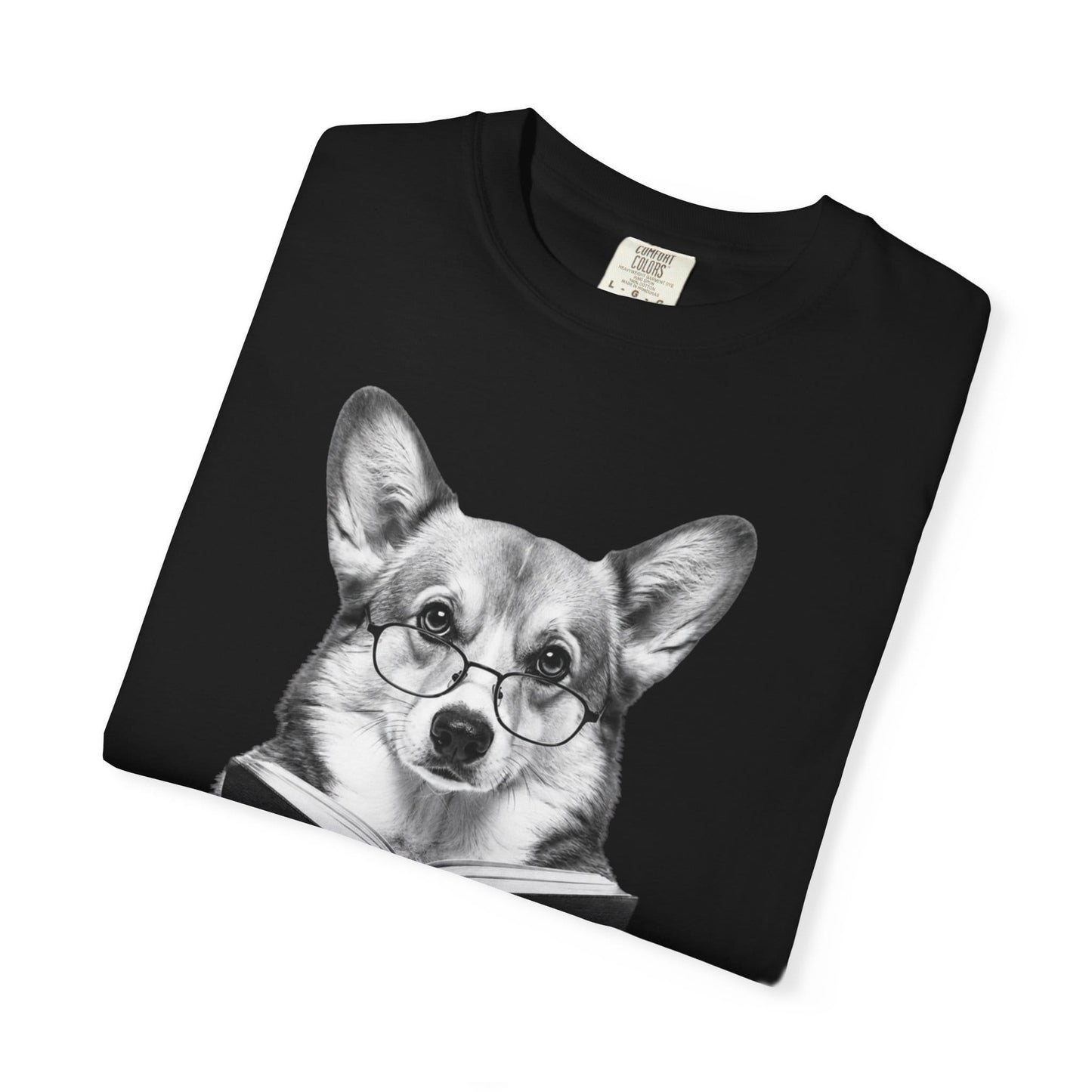 Corgi Reading T-Shirt