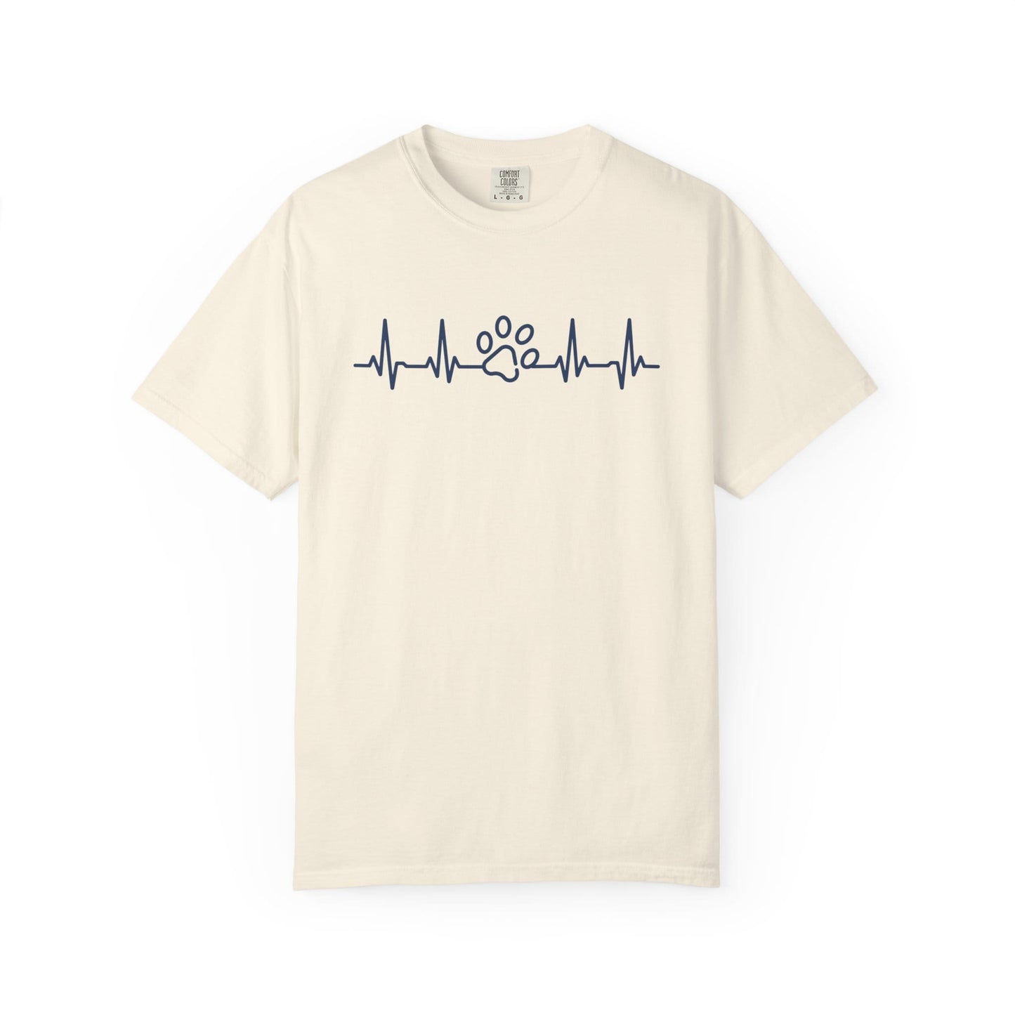 Dog Paw Heartbeat T-Shirt