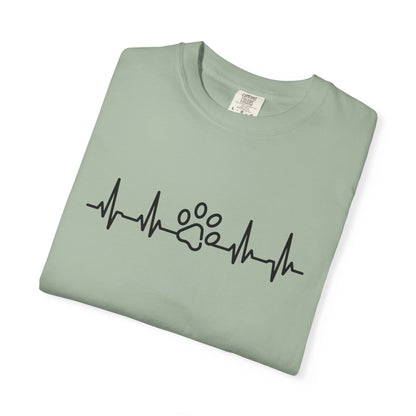 Dog Paw Heartbeat T-Shirt