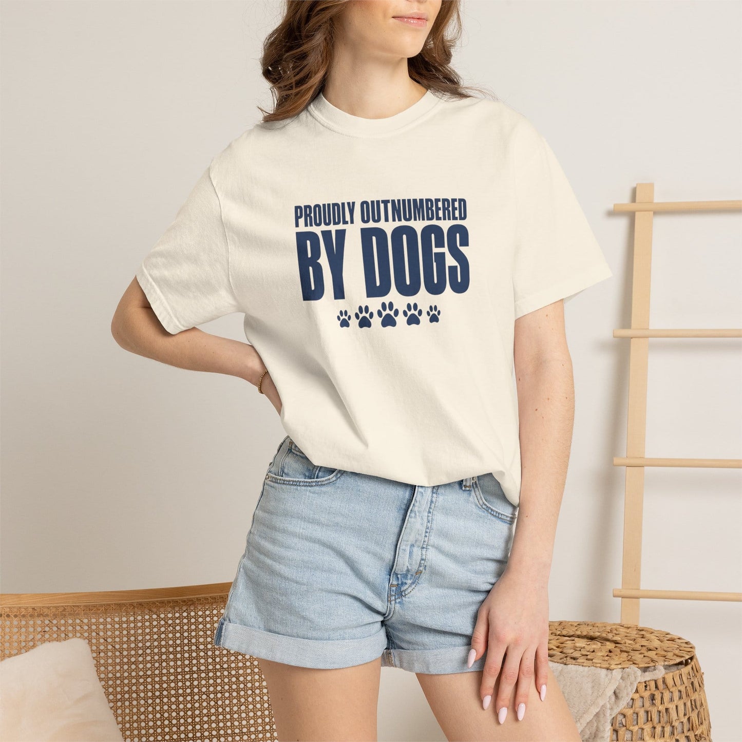 Proudly Outnumbered By Dogs T-Shirt