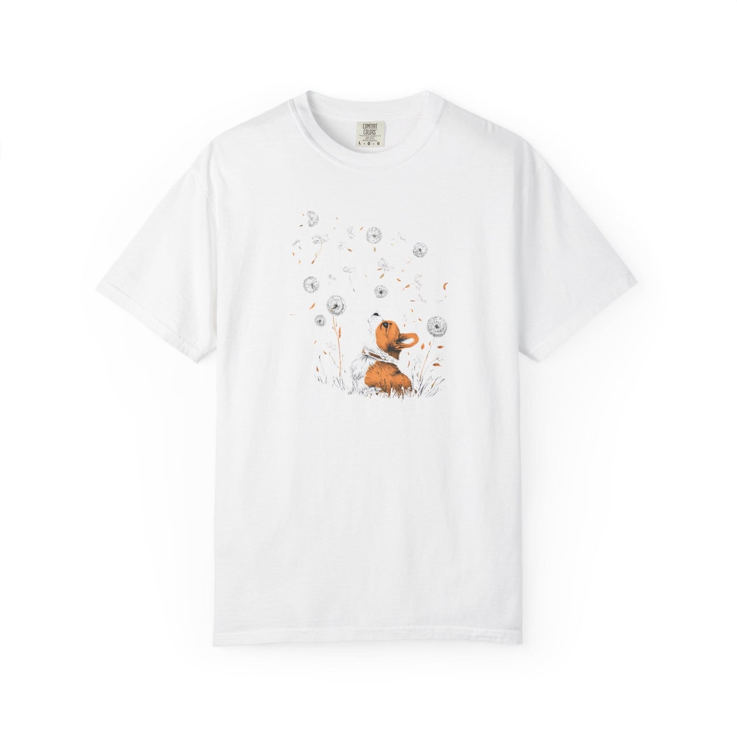 Corgi With Flowers T-Shirt