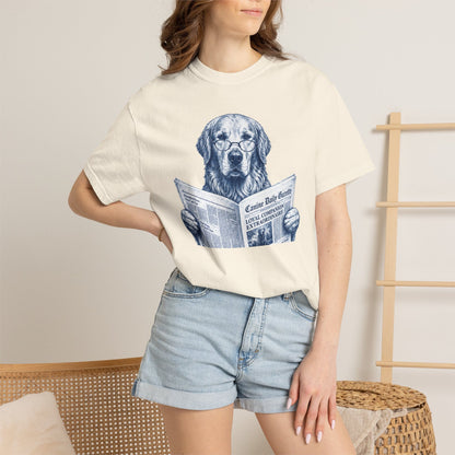 Golden Retriever Reading T-Shirt