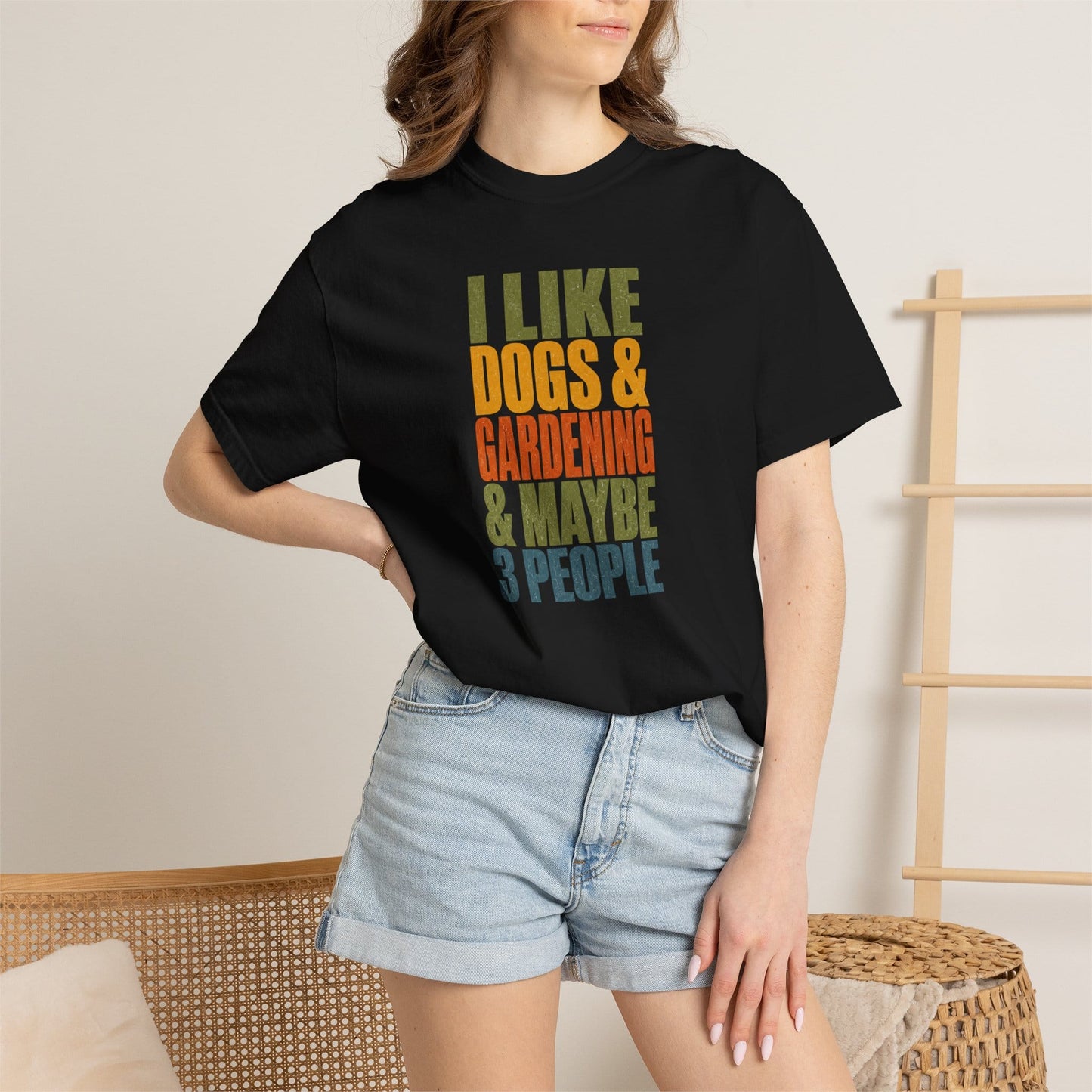 I Like Dogs & Gardening & Maybe 3 People T-Shirt