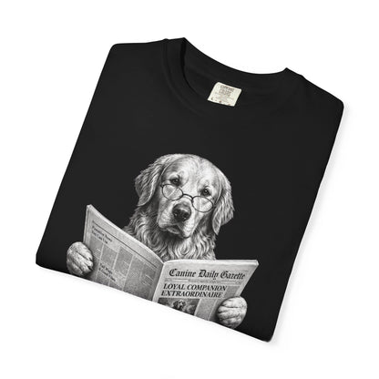 Golden Retriever Reading T-Shirt