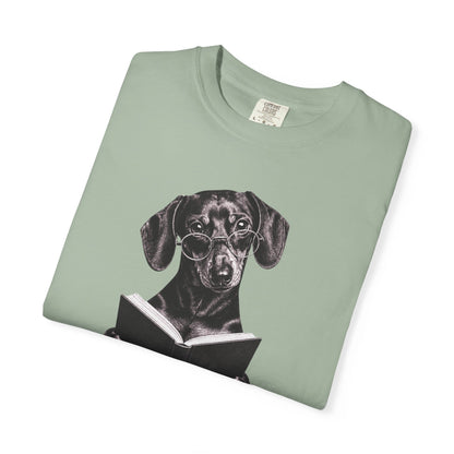 Doxie Reading T-Shirt
