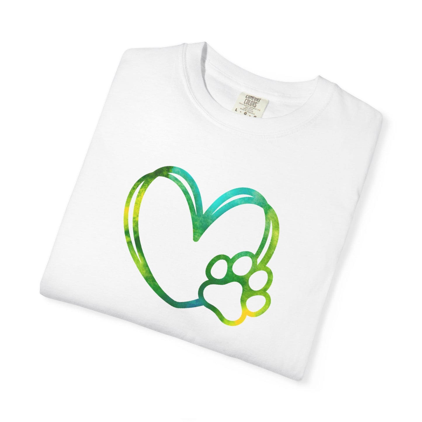 Dog Paw Heart T-Shirt