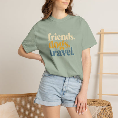 Friends Dogs Travel T-Shirt