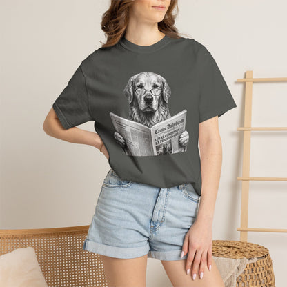 Golden Retriever Reading T-Shirt