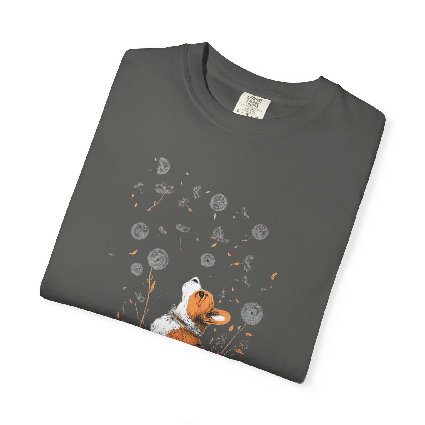 Corgi With Flowers T-Shirt