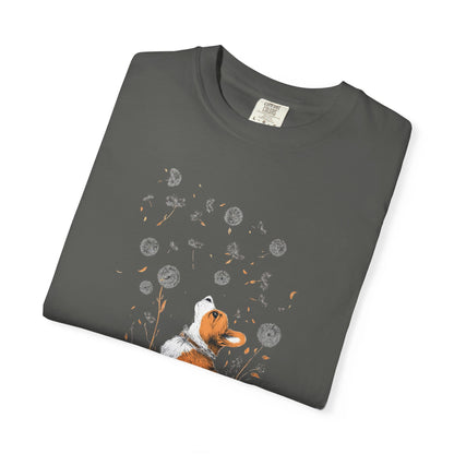 Corgi With Flowers T-Shirt